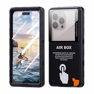 Dėklas atsparus vandeniui SHELLBOX AIRBOX MAX 6.9 universalus juodas (m)