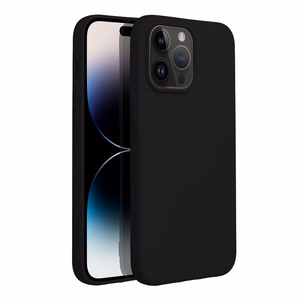 SILIKONINIS dėklas telefonui IPHONE 14 Pro Max juodas