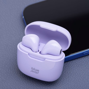 Belaidės ausinės Blue Star FI7 TWS violetinės