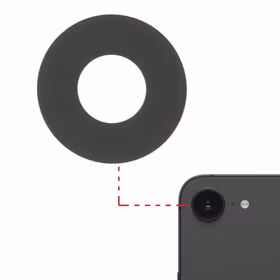 Galinis kameros stiklas suderinamas su Apple iPhone 16e galinio fotoaparato stiklas / PREMIUM /