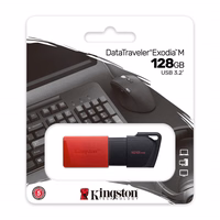 Kingston atmintukas DataTraveler Exodia M DTXM 128GB raudonas