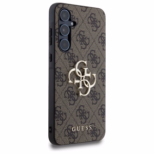 Guess 4G Big Metal Logo dėklas telefonui Samsung Galaxy A55 - rudas