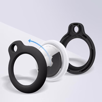 Tech-Protect Rough Vein rinkinys AirTag dėklas - juodas (m)