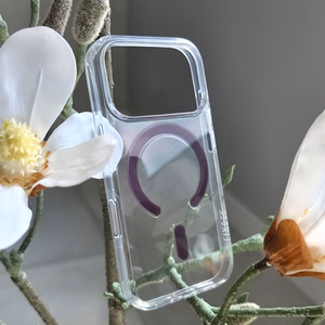 Liavec Pure dėklas, skirtas Iphone 17 Pro Max/18 Pro Max, violetinis (kameros valdymo mygtukas)