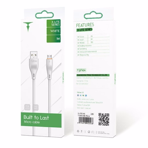 T-PHOX LAIDAS X-LITE MICRO USB BALTAS 1M 3A