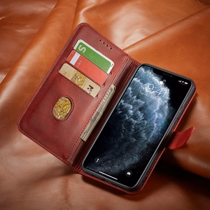 Dėklas Wallet Case Samsung A266 A26 5G raudonas