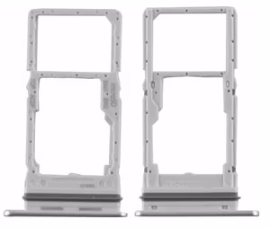 SIM kortelės laikiklis Samsung A346 A34 5G 2023 Silver originalus (service pack)