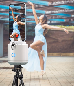 Telefono laikiklis su 360° veido sekimu P3 baltas