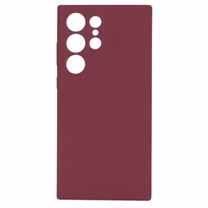 Telefono dėklas TM Pure Silicone skirtas Samsung S916 S23 Plus / Plum / (Blister)