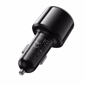 Car ransmiter bluetooth Hoco 2 x USB A + USB C QC3.0 PD 42W E166 black