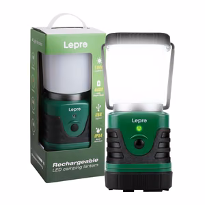 LEPRO 3300008 kempingo žibintas, 1000 lm, 3600 mAh