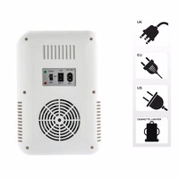 XO mini automobilinis šaldytuvas CZ015 baltas su veidrodiniu LED