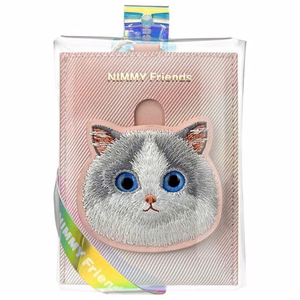 Nimmy Big Eyed Pet 2.0 Cat Piniginė su kortelių laikikliu - rožinė