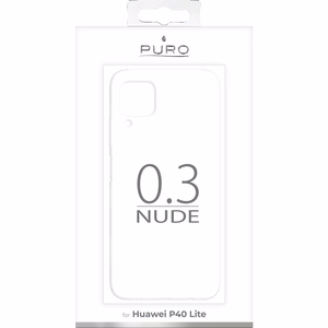 Puro 0.3 Nude dėklas, skirtas Huawei P40 Lite, skaidrus