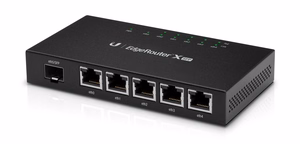 Ubiquiti EdgeRouter X SFP laidinis maršrutizatorius Gigabitinis eternetas Juoda