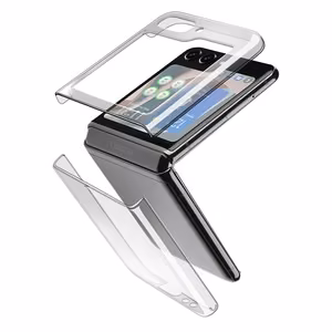 Cellularline Clear Case dėklas, skirtas Samsung Galaxy Z Flip 5, skaidrus