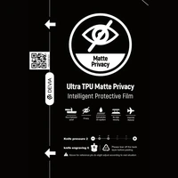 Plėvelių rinkinys karpymo mechanizmui Devia Ultra Intelligent TPU Matte Privacy 20vnt.