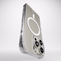 Puro Impact Clear D3O MagSafe Silikoninis Dėklas iPhone 16 Pro Max - Permatomas