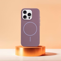 Blizgus Mag dėklas su MagSafe skirtas iPhone 16 Plus violetinis