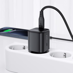 Acefast A134 GaN USB-C sieninis įkroviklis, 67 W, juodas