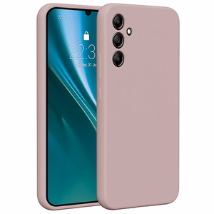 Etteri silikoninis dėklas telefonui Samsung Galaxy A34 5G šviesiai rožinis