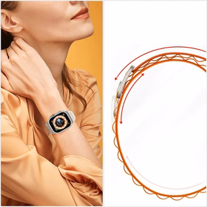 TECH-PROTECT NYLON PRO APPLE WATCH 4 / 5 / 6 / 7 / 8 / 9 / SE / ULTRA 1 / 2 (42 / 44 / 45 / 49 MM) TITANINIS/ALYVUOGINIS