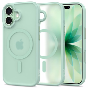 Tech-Protect MagMat MagSafe dėklas iPhone 17 skaidrus žalias