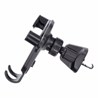 BLUE STAR gravitacinis automobilinis laikiklis oro angai TRIANGULAR, juodas