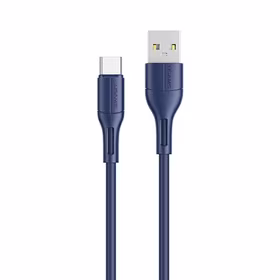 USAMS Laidas U68 USB-C 2A FAST CHARGE 1M mėlynas SJ501USB03 (US-SJ501)