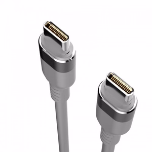 USB Laidas Dudao LC5MAX pilkas Type-C / Type-C 100cm