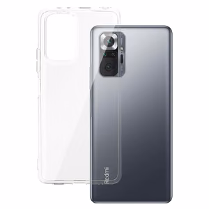 Galinis dėklas 2 mm, idealiai tinka XIAOMI REDMI NOTE 10 PRO/NOTE 10 PRO MAX, permatomas