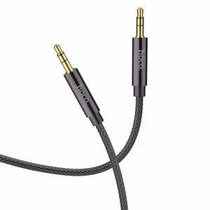 Hoco UPA19 AUX cable Jack 3.5mm to Jack 3.5mm 2m black