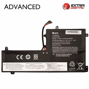 Nešiojamo kompiuterio baterija LENOVO L17M3PG2, 4750mAh, Extra Digital Advanced