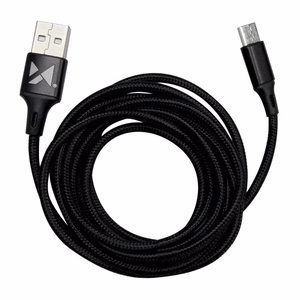 USB laidas Wozinsky WUC-C1B juodas Type-C 100cm