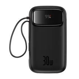 Išorinė baterija Baseus QPow 2 20000mAh 30W 2xUSB-C (juoda)