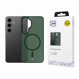 3mk Smoke MagCase skirtas Samsung Galaxy S24 žalias-permatomas