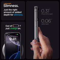 Spigen Liquid Crystal MagSafe dėklas iPhone 16 Pro Max - skaidrus