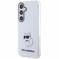 Karl Lagerfeld IML Choupette dėklas telefonui Samsung Galaxy S24 - skaidrus