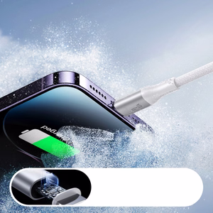 "Joyroom S-A28 Flash Series 3A USB-A - "Lightning" laidas 1 m - baltas