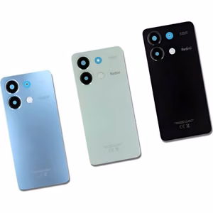 Galinis dangtelis suderinamas su Xiaomi Redmi Note 13 4G Midnight juodas (su kameros objektyvu) OEM