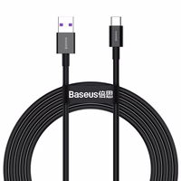 USB kabelis Baseus Superior iš USB į Type-C 66W 2.0m juodas CATYS-A01