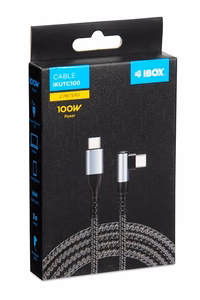 iBox IKUTC100 USB kabelis USB 2.0 2 m USB C Juoda