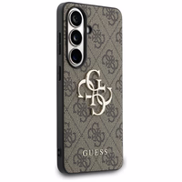 Guess dėklas 4G Big Metal Logo for Samsung Galaxy S26 rudas
