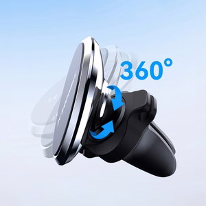 Wozinsky WUMKO magnetinis telefono laikiklis automobilio oro angai - juodas