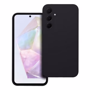Dėklas silikoninis 2mm telefonui SAMSUNG A35 5G juodas