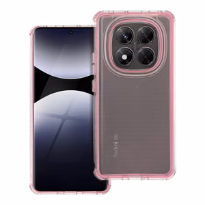 MATRIX CLEAR dėklas telefonui XIAOMI Redmi Note 14 PRO 5G / 14 PRO PLUS 5G pudros rožinis