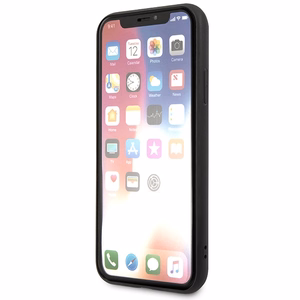 Karl Lagerfeld Saffiano Karl&Choupette Head dėklas telefonui iPhone X/XS - juodas