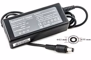 Nešiojamo kompiuterio įkroviklis TOSHIBA 60W: 19V, 3.16A