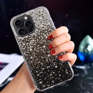 Tel Protect Diamond dėklas telefonui Iphone 16 Pro Max juodas