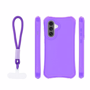 Safepop dėklas su dirželiu skirtas Samsung Galaxy A36 5G / A56 5G / A37 5G violetinis